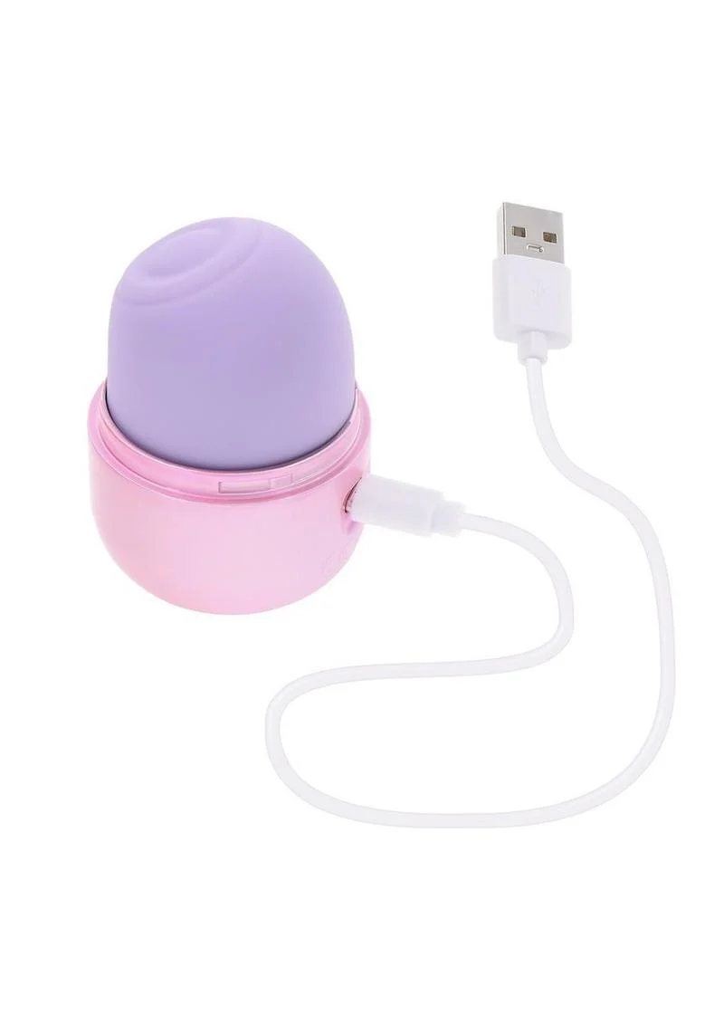 Vacation Vibes Tapping Rechargeable Silicone Discreet Vibrator - Image 4