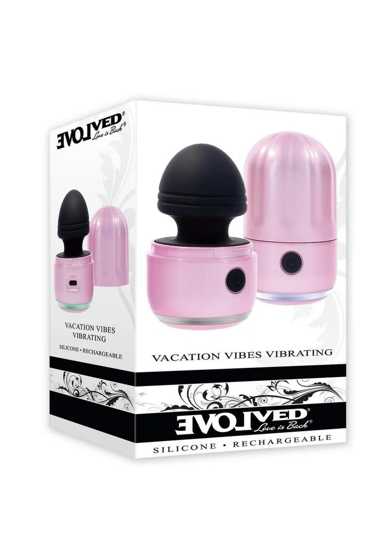 Vacation Vibes Vibrating Rechargeable Silicone Discreet Vibrator - Image 2