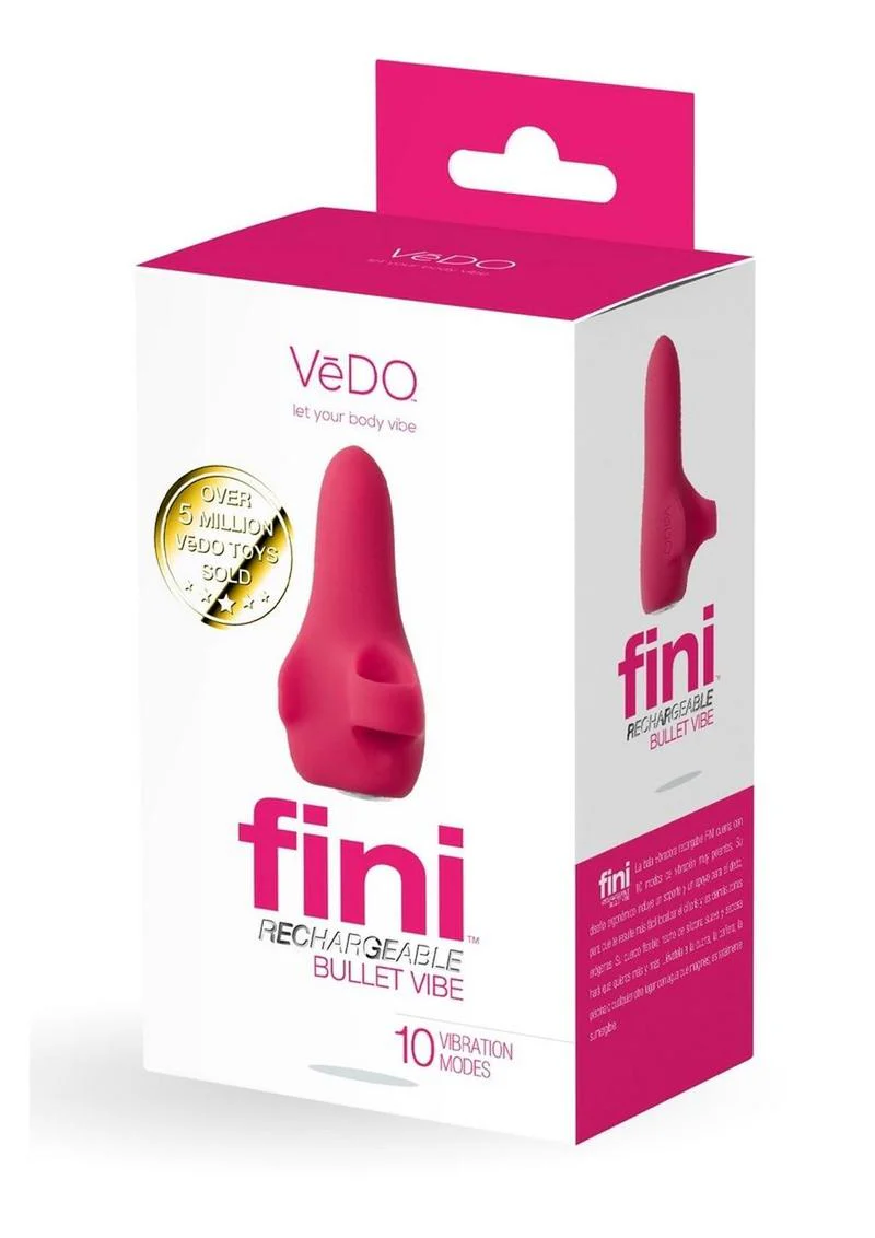 Vedo Fini Rechargeable Silicone Bullet Vibrator - Image 2