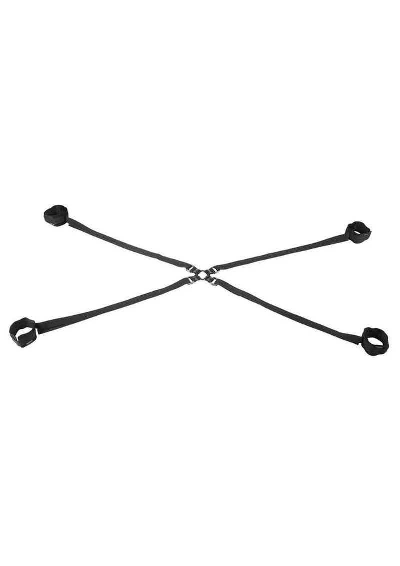 Velvet Noir Adjustable Hog Tie and Cuff - Image 4