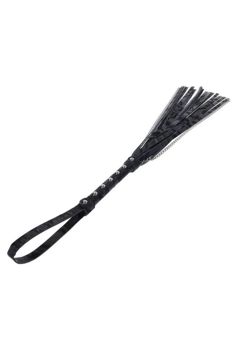 Velvet Noir Chain Flogger - Image 3