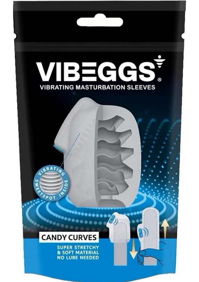 Vibeggs Candy Curves Unisex Masturbation Egg