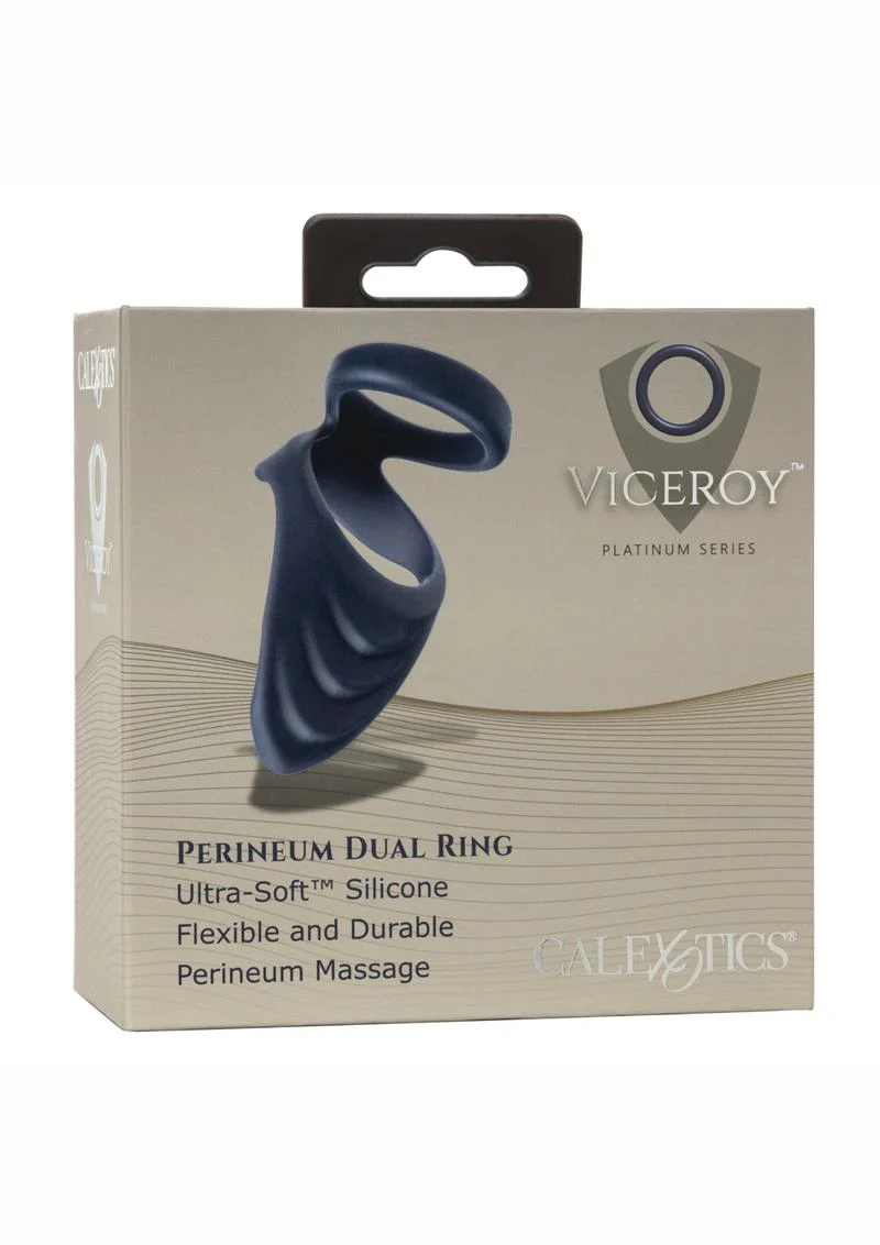 Viceroy Perineum Dual Ring Silicone Cock Ring - Image 2