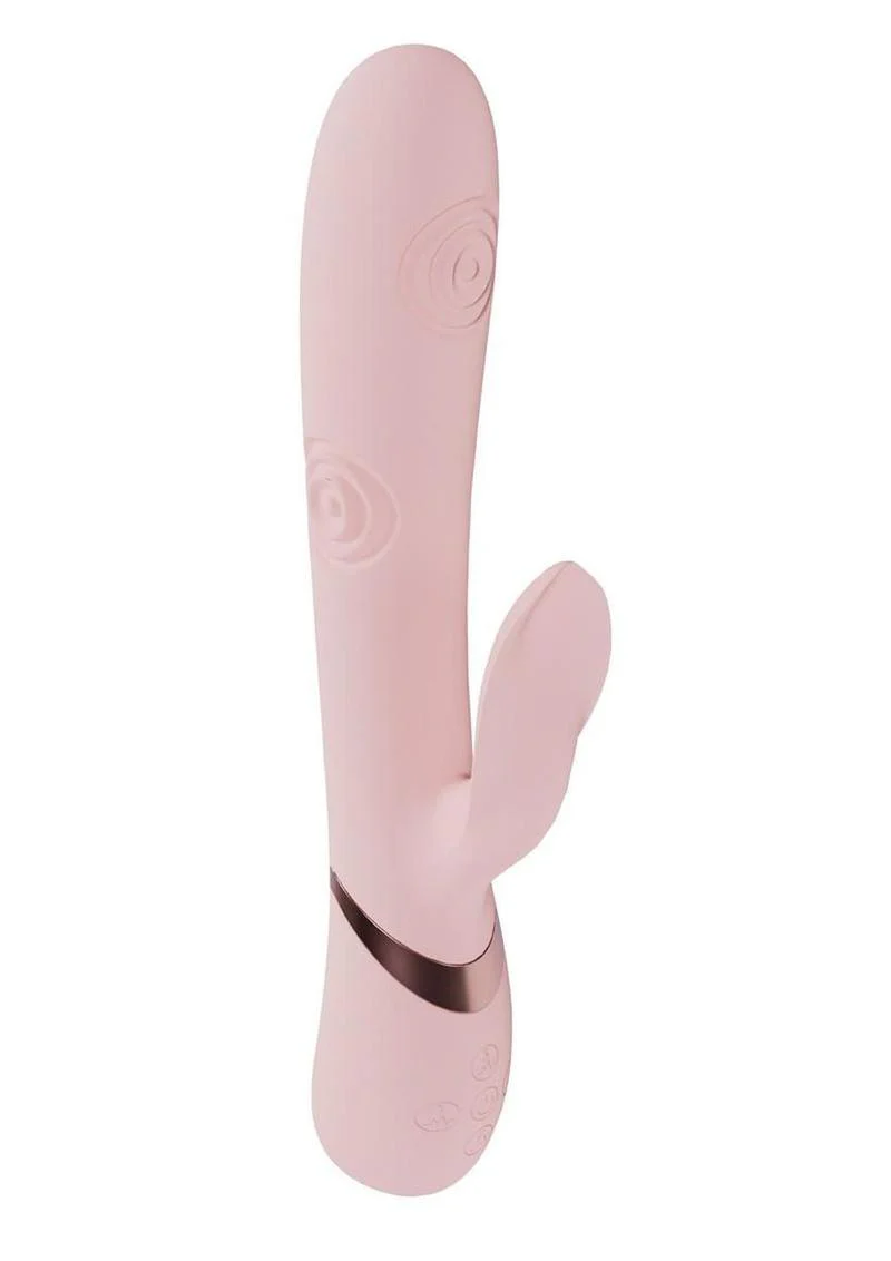Vive Fronda Rechargeable Silicone Triple Motor G-Spot Vibrating and Tapping Leaf Clit Stimulator - Image 4