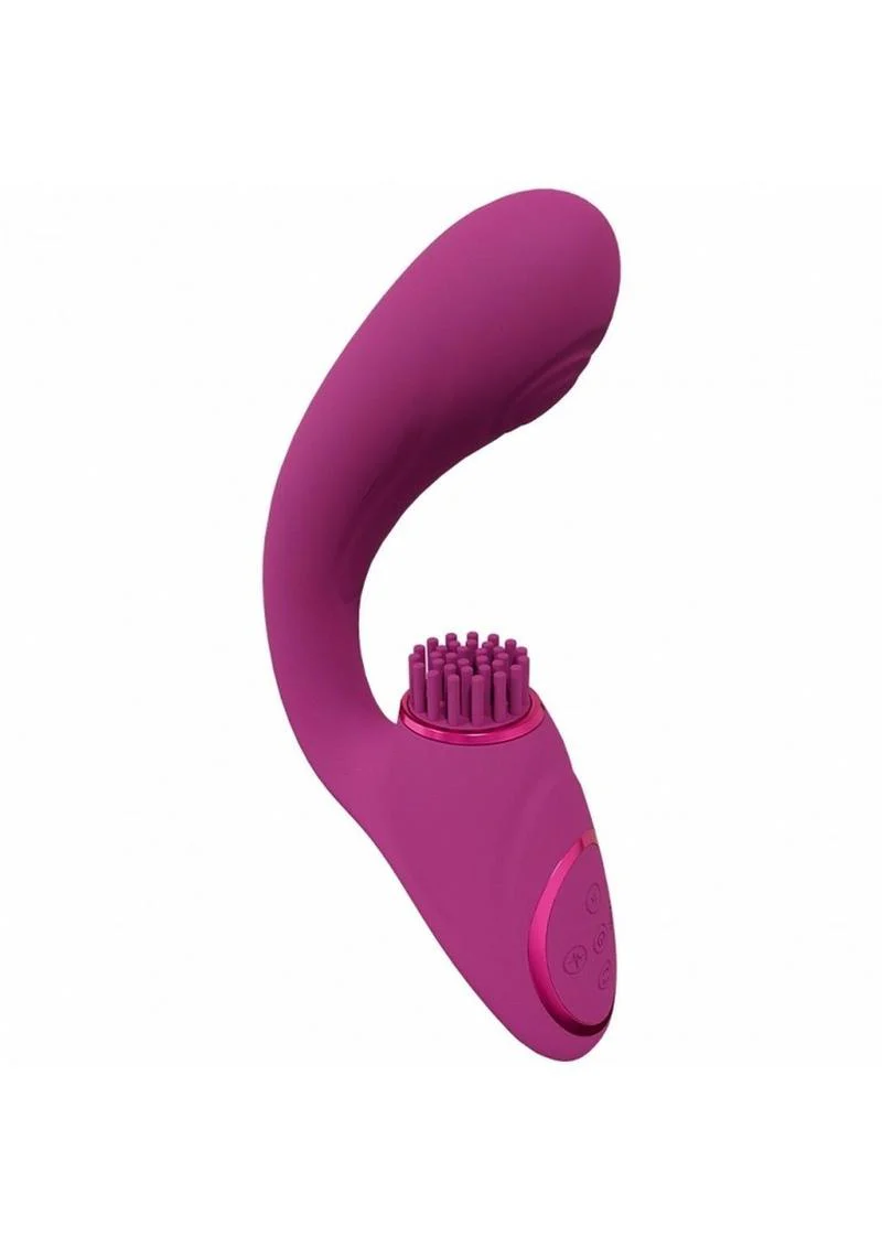 Vive Gen Rechargeable Silicone Triple Motor G-Spot Vibrator with Pulse Wave - Image 2