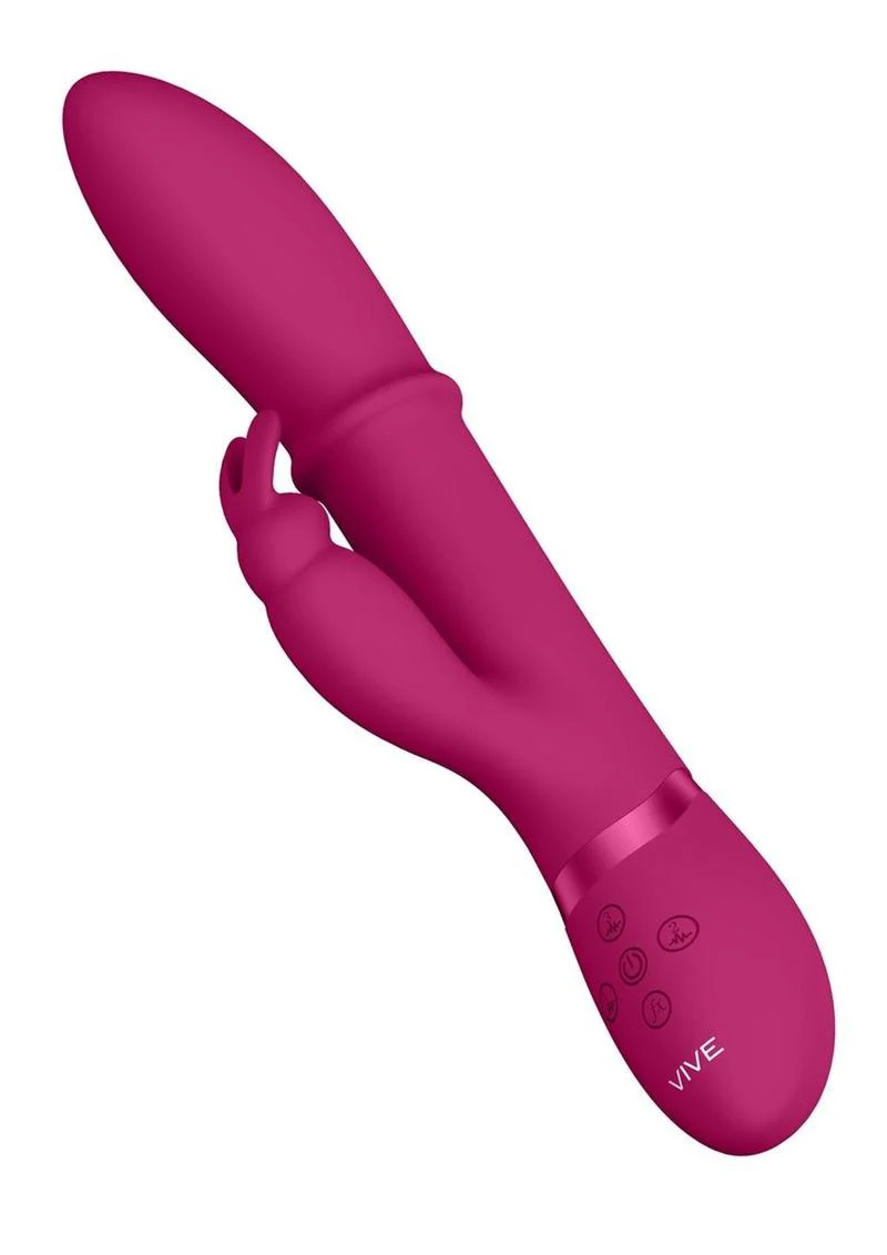 Vive Halo Rechargeable Silicone Ring Rabbit Vibrator - Image 4