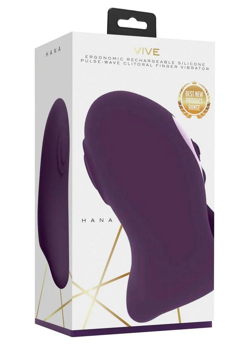 Vive Hana Rechargeable Silicone Pulse Wave Finger Vibrator - Image 2