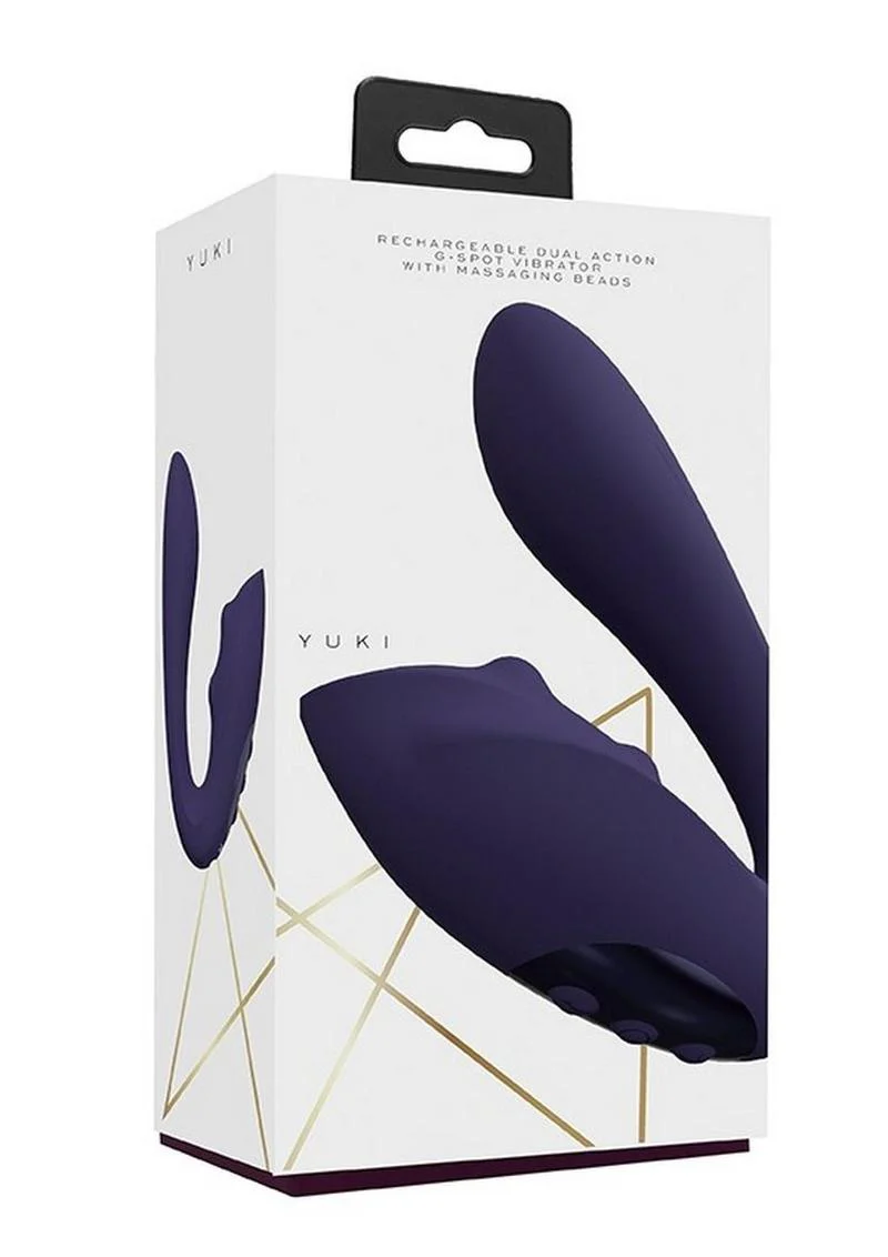 Vive Yuki Rechargeable Dual Motor G-Spot Vibrator with Massaging Beads - Image 3