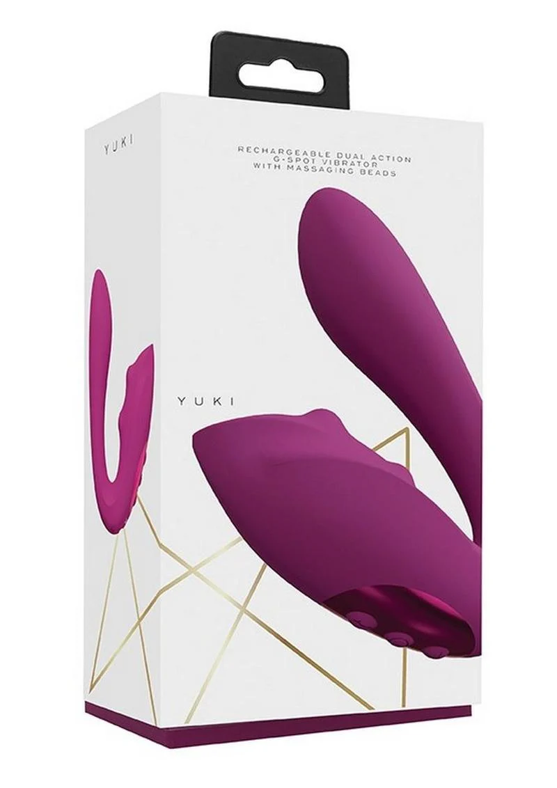 Vive Yuki Rechargeable Dual Motor G-Spot Vibrator with Massaging Beads - Image 6
