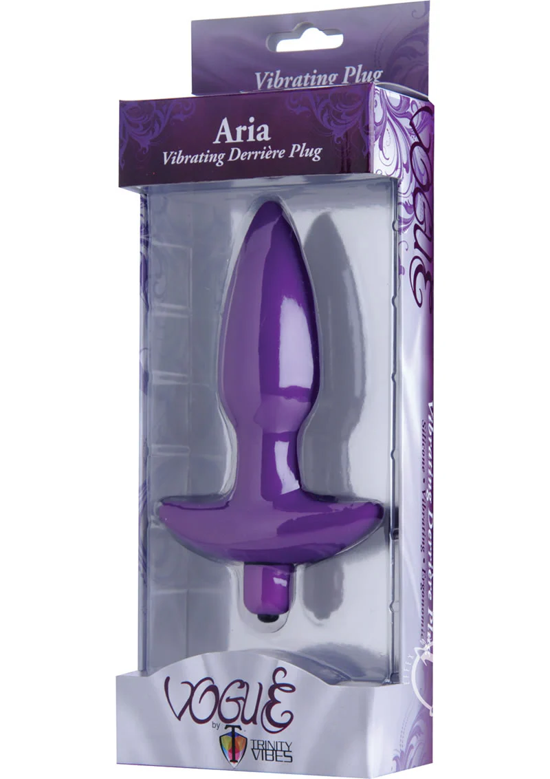 Vogue Aria Vibrating Silicone Anal Plug - Image 3
