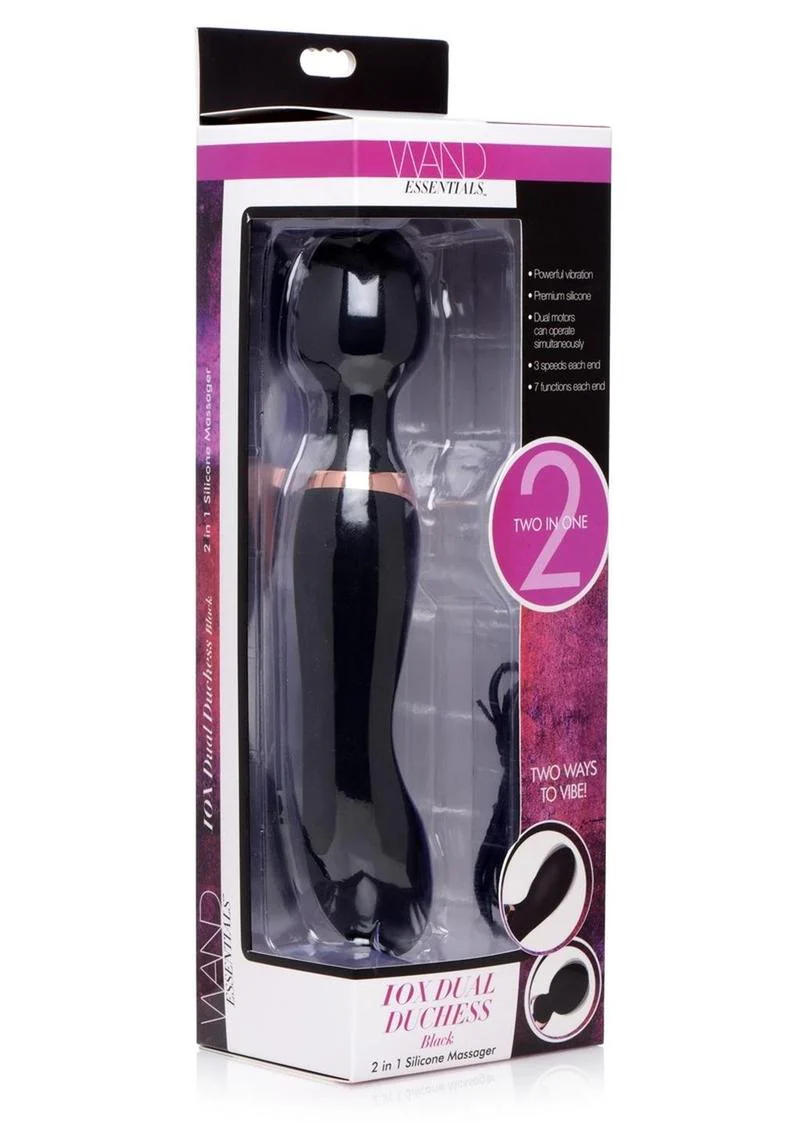 Wand Essentials Double Silicone Vibrating Wand Massager - Image 2