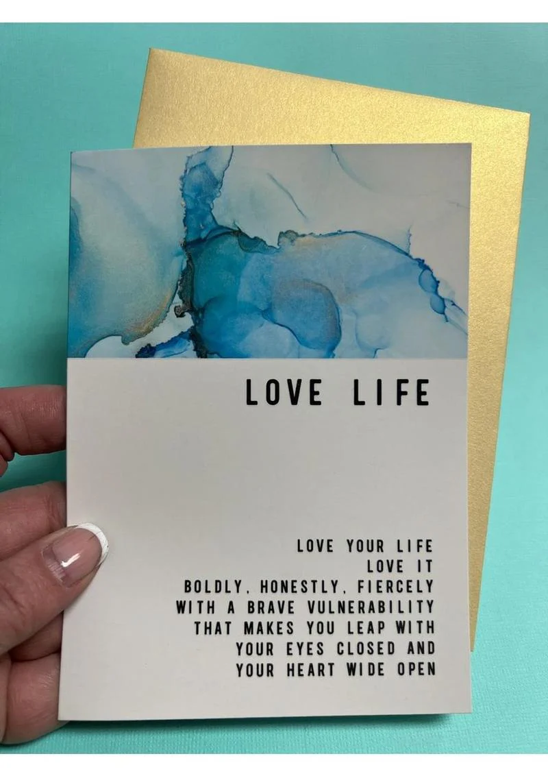 Warm Human Love Life Greeting Card - Image 2