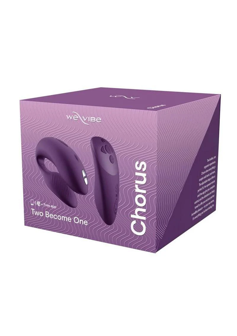 We-Vibe Chorus Rechargeable Couples Vibrator with Squeeze Remote Control - Image 2