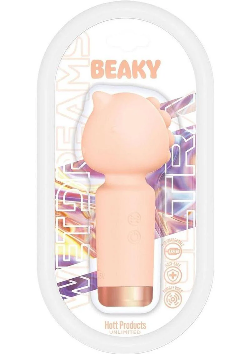 Wet Dreams Beaky Rechargeable Silicone Multi-Speed Horned Mini Vibrator - Image 2
