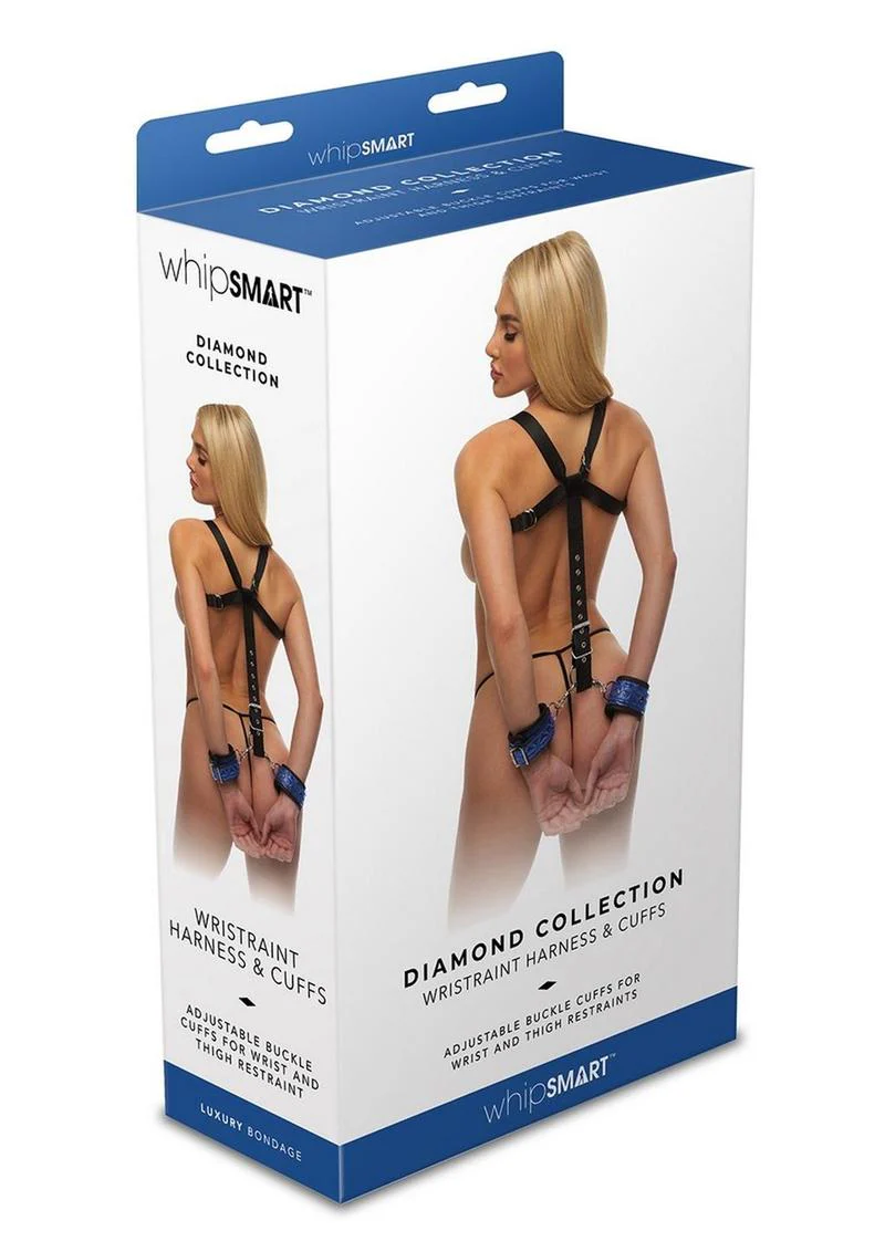 WhipSmart Diamond Wristraint Harness with Cuffs - Image 3