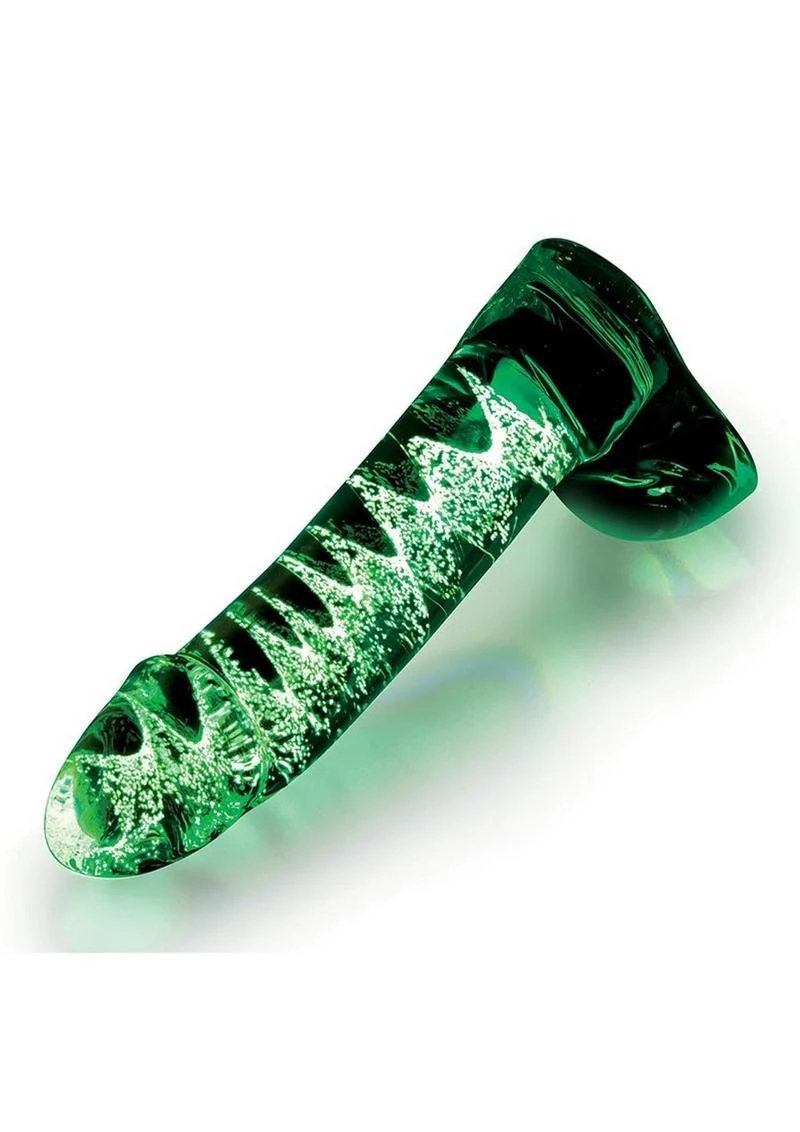 WhipSmart Lifelike Glass Dildo with Balls - Image 3