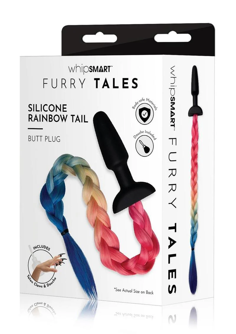 WhipSmart Silicone Plug 3.75in with Unicorn Tail - Image 3