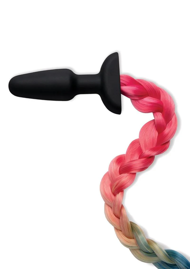 WhipSmart Silicone Plug 3.75in with Unicorn Tail - Image 4