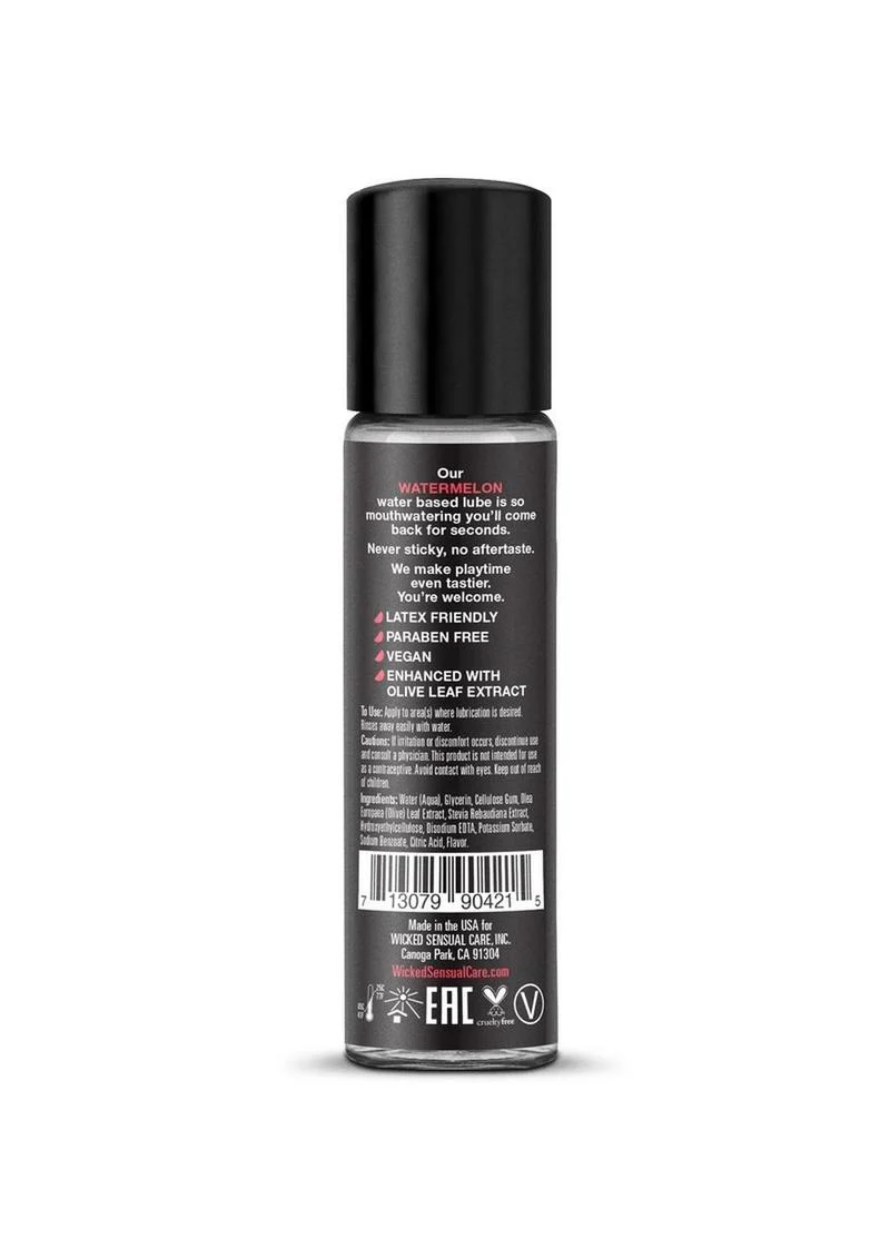 Wicked Aqua Water Based Flavored Lubricant Watermelon - Image 4