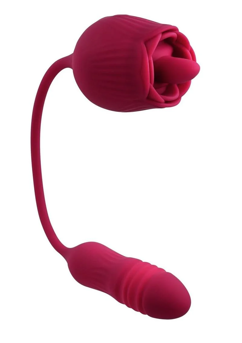 Wild Rose Rechargeable Silicone Clitoral Stimulator - Image 3