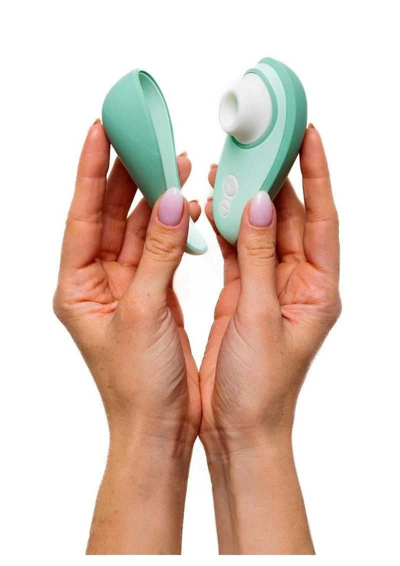 Womanizer Liberty 2 Rechargeable Silicone Clitoral Stimulator - Sage - Image 4