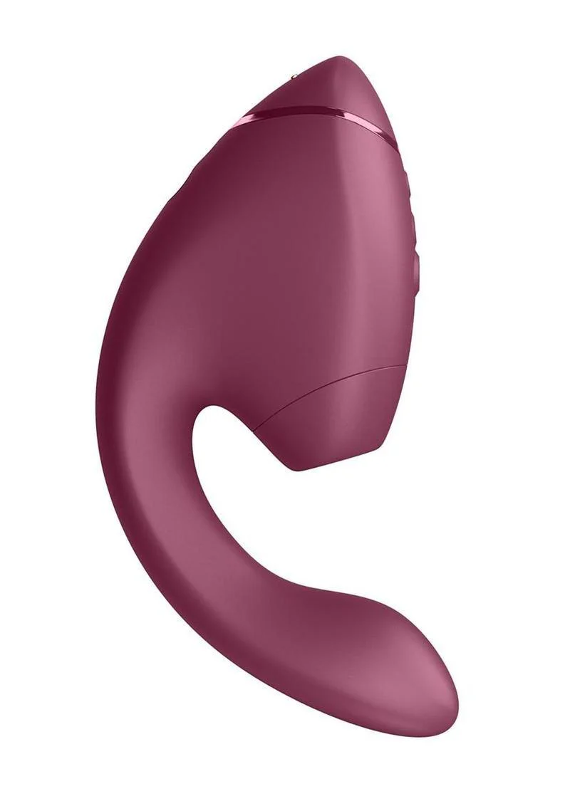 Womanizer Next Duo Rechargeable Silicone Dual G-Spot and Clitoral Stimulator - Dark - Image 4