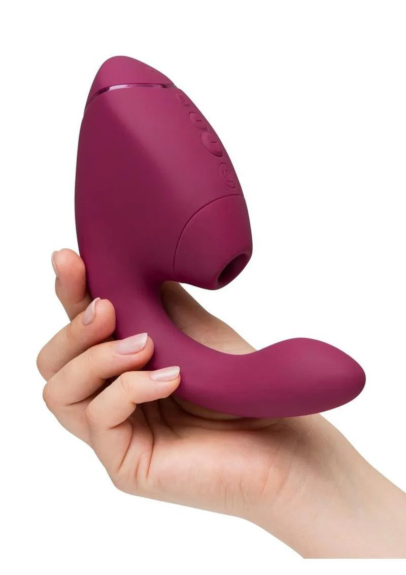 Womanizer Next Duo Rechargeable Silicone Dual G-Spot and Clitoral Stimulator - Dark - Image 5