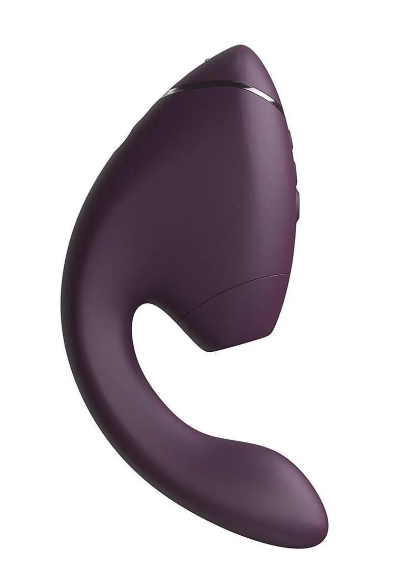 Womanizer Next Duo Rechargeable Silicone Dual G-Spot and Clitoral Stimulator - Dark - Image 7