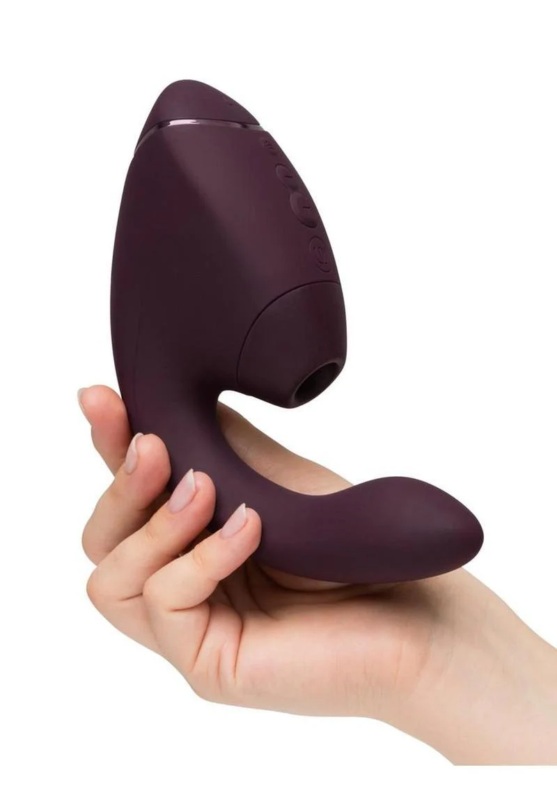 Womanizer Next Duo Rechargeable Silicone Dual G-Spot and Clitoral Stimulator - Dark - Image 8