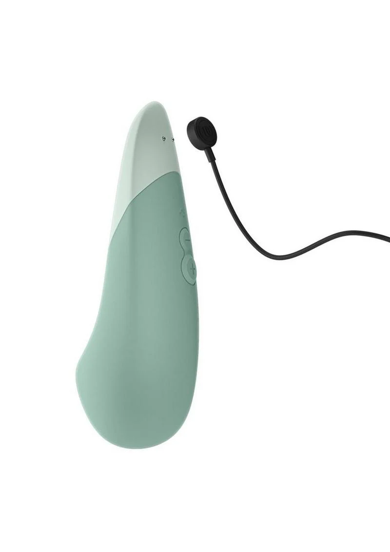 Womanizer Vibe Rechargeable Silicone Clitoral Vibrator - Sage - Image 4