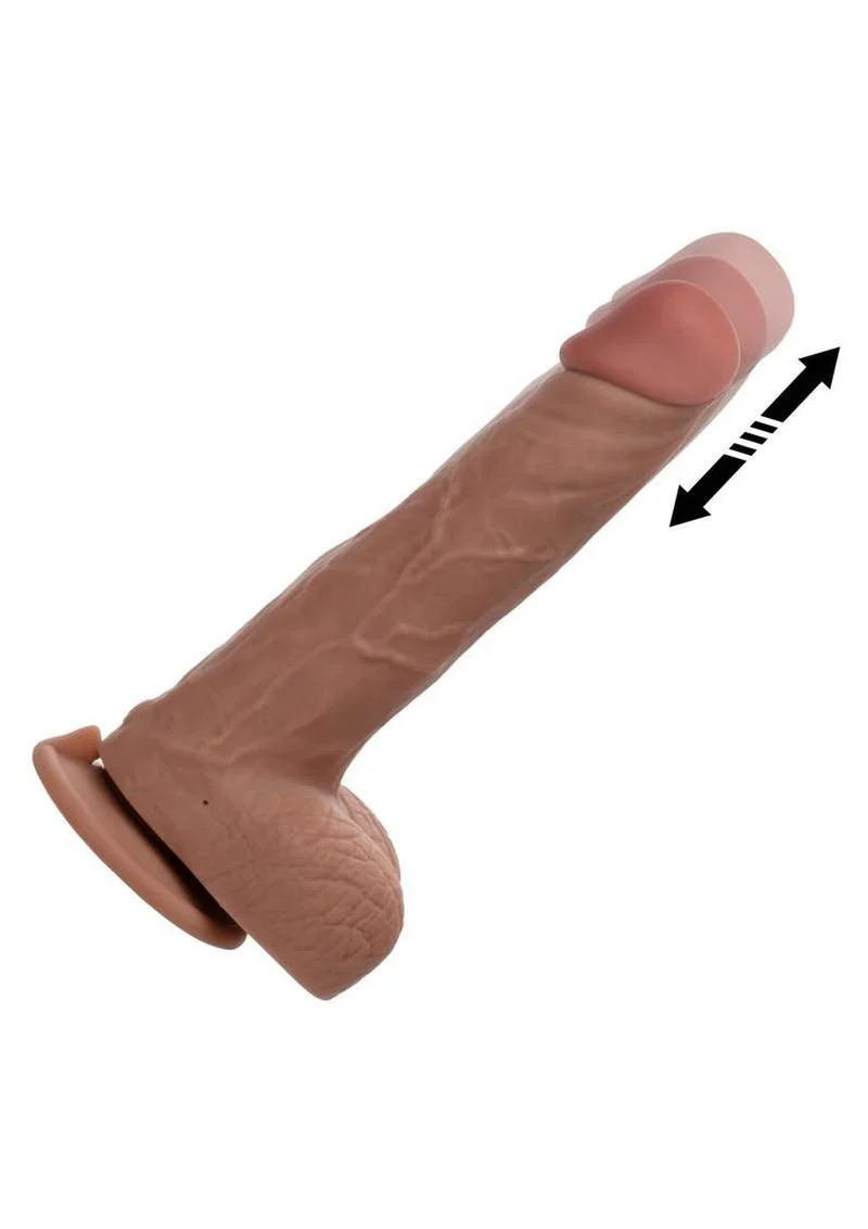 Working Stiff The Thrusting Jack Hammer Rechargeable Silicone Vibrating Dildo - Image 3