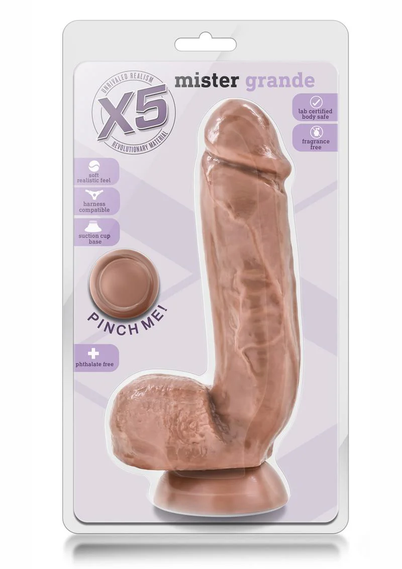 X5 Mister Grande Dildo with Balls - Image 2