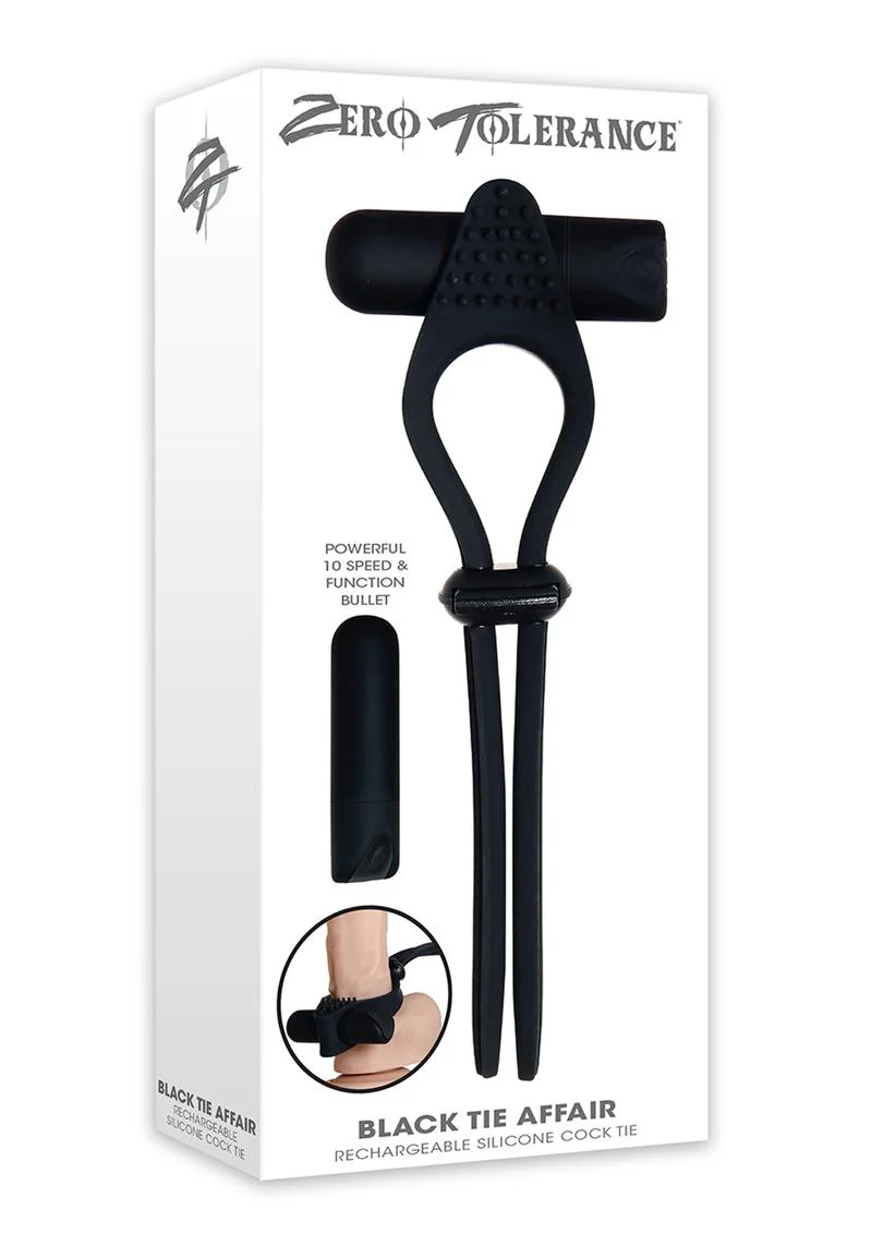 Zero Tolerance Black Tie Affair Vibrating Cock Ring - Image 2