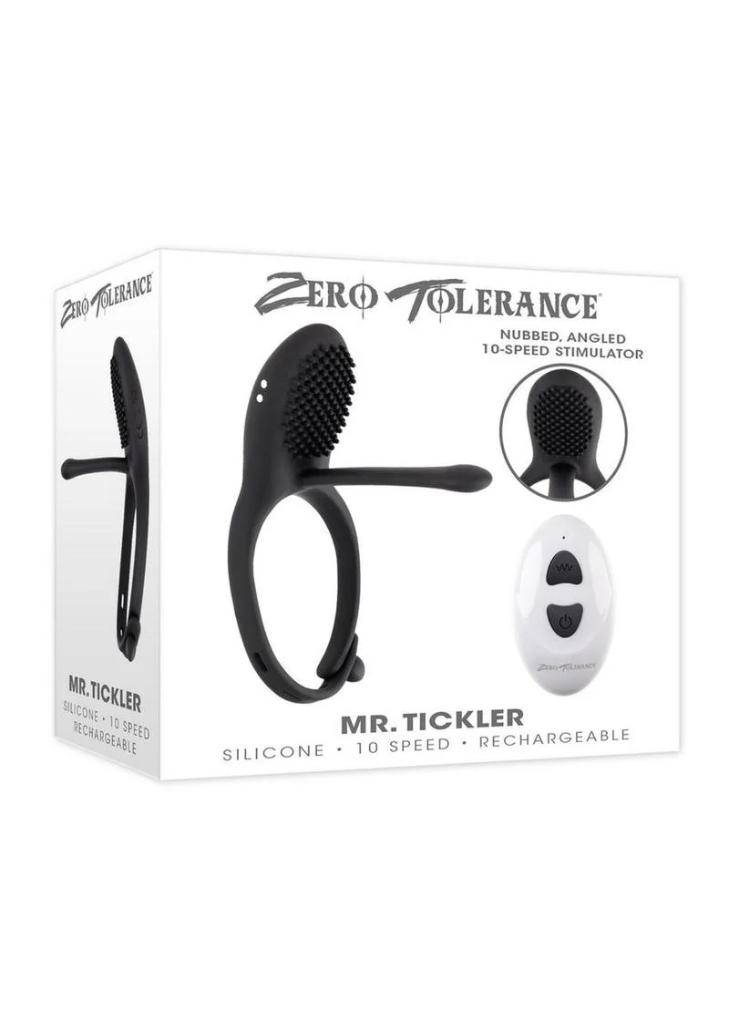 Zero Tolerance Mr. Tickler Rechargeable Silicone Cock Ring with Remote Control - Image 2