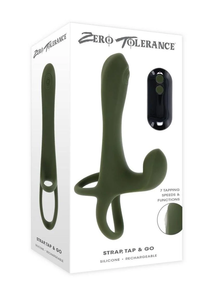 Zero Tolerance Strap Tap and Go Rechargeable Silicone Strapless Strap-On - Image 2