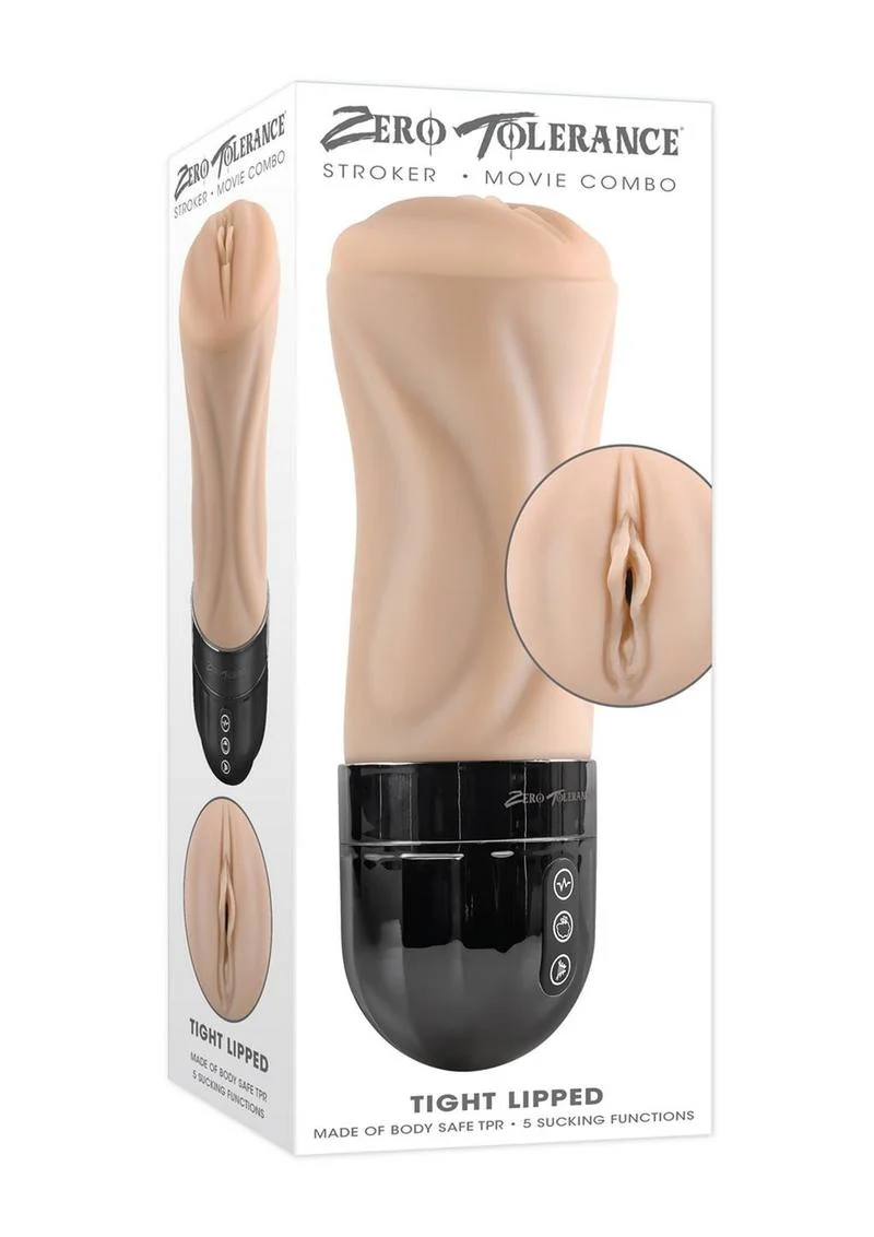 Zero Tolerance Tight Lipped Rechargeable Pussy Masturbator - Image 3