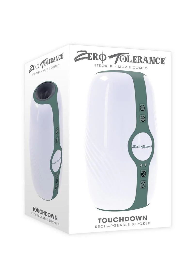 Zero Tolerance Touchdown Rechargeable Silicone Vibrating Tightening Stroker - Image 2