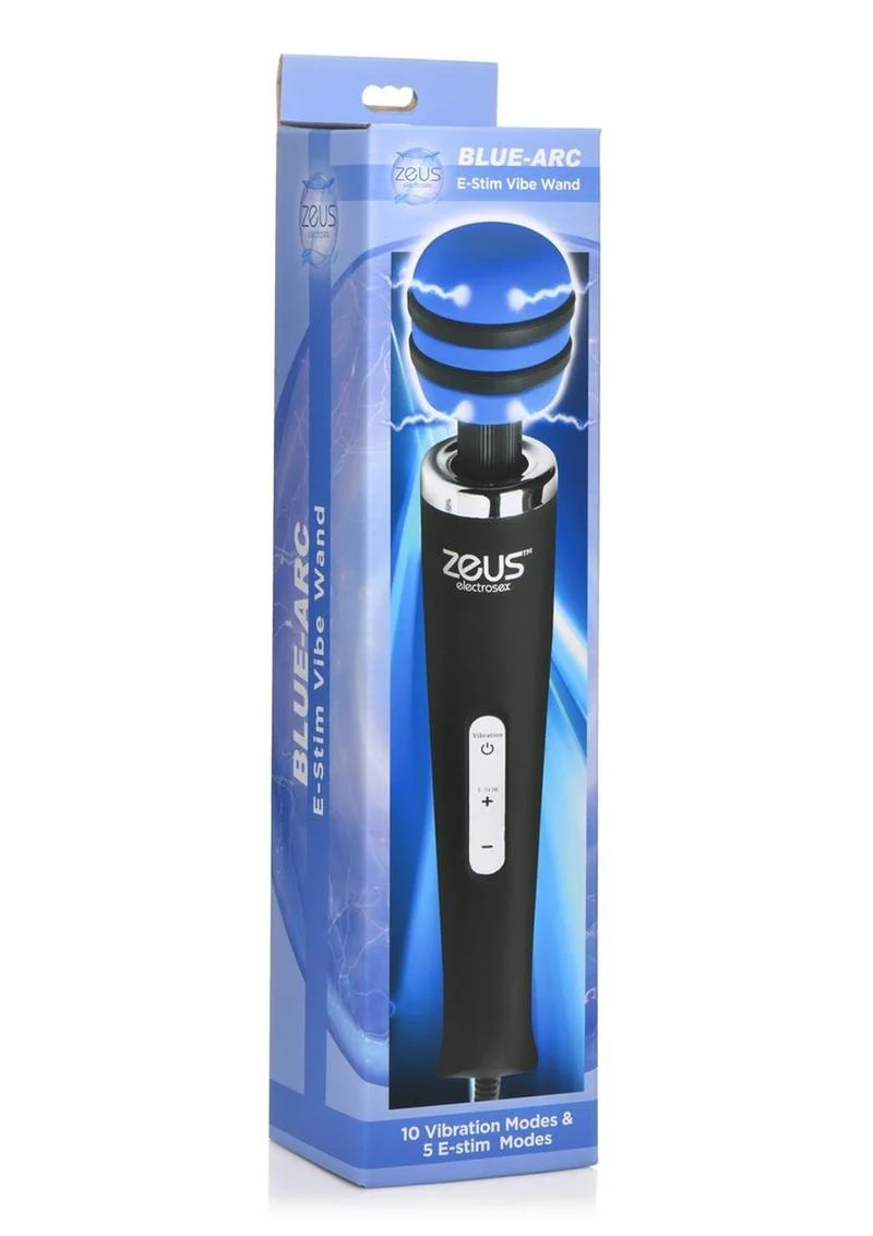 Zeus Electrosex E-Stim Vibrating Silicone Wand Massager - Image 2