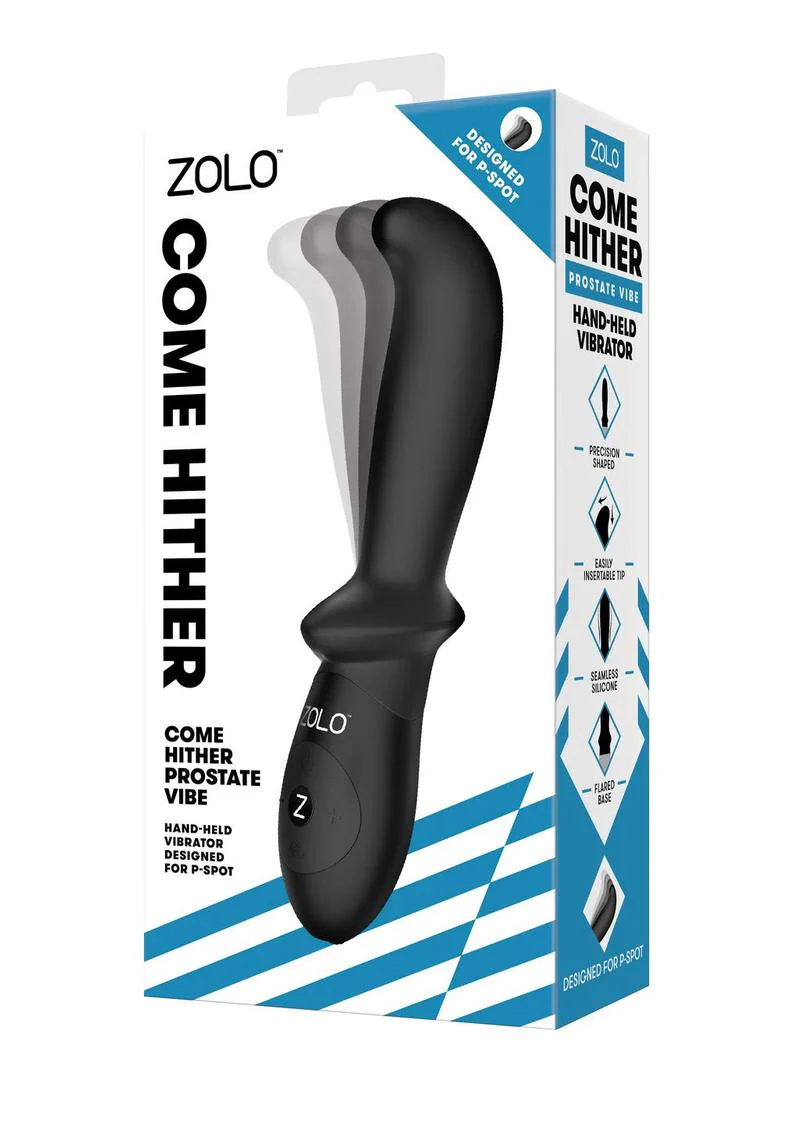 ZOLO Come Hither Prostate Silicone Rechargeable Anal Vibrator - Image 2