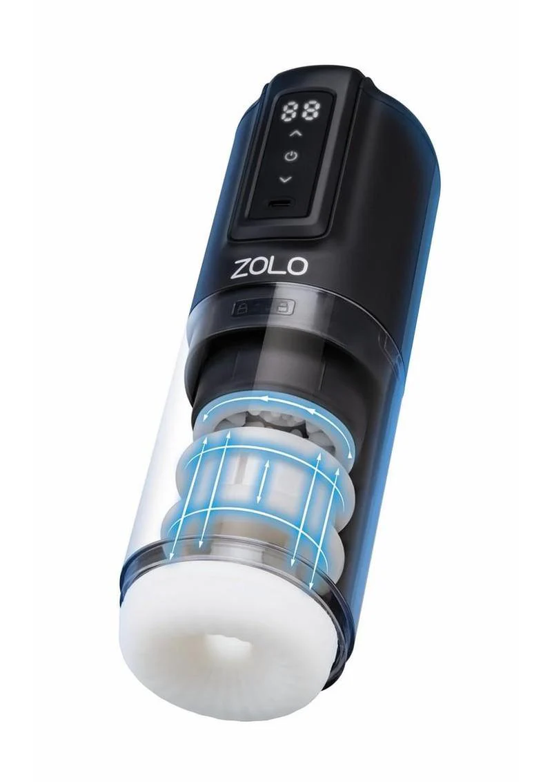 ZOLO Hawk Tuah Ultimate BJ Thrusting Rechargeable Masturbator - Image 3
