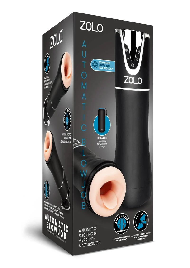 ZOLO Rechargeable Automatic Blowjob Vibrating Masturbator - Image 2