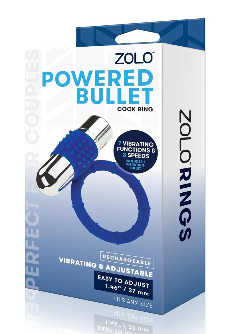 ZOLO Rechargeable Vibrating Silicone Cock Ring - Image 2