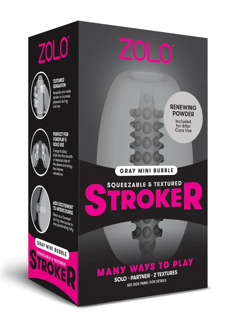 ZOLO Squeezable Mini Bubble Masturbator - Image 4